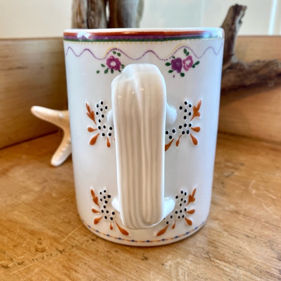 Amazing VERY RARE Vintage Oversized French Limoges Nautical Ship Mug - Picture 5 of 11